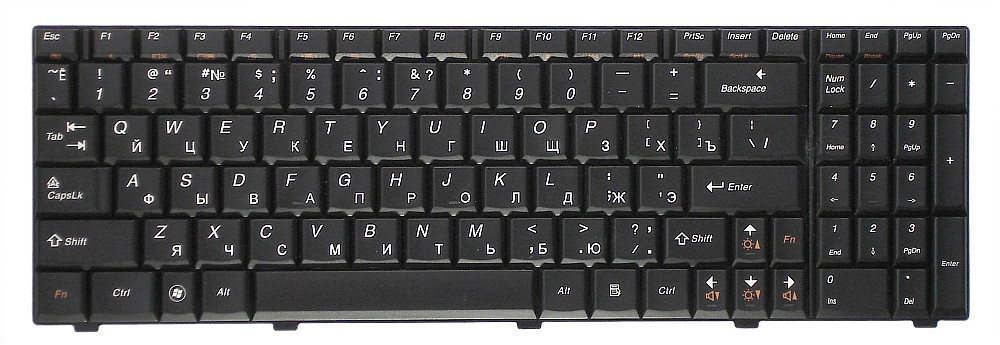 Клавиатура для ноутбука Lenovo IdeaPad (G560, G565) Black RU Вінниця - фото 2