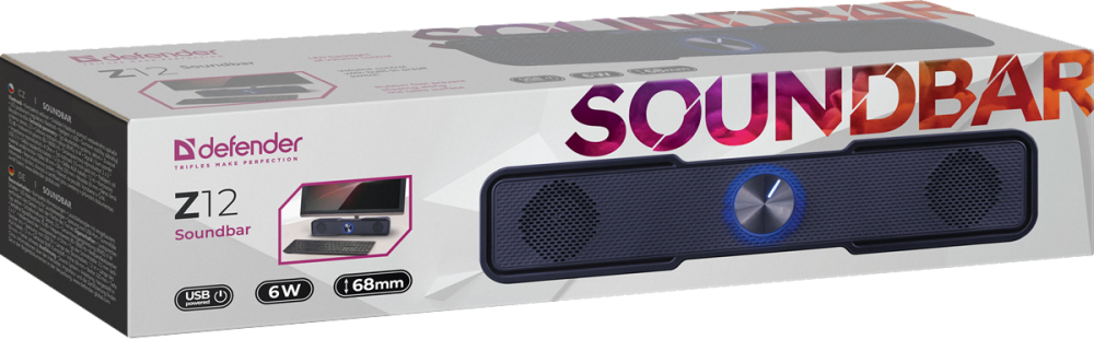 Акустика Defender SoundBar Z12 6 Вт (65312) (7153547) Киев - изображение 7