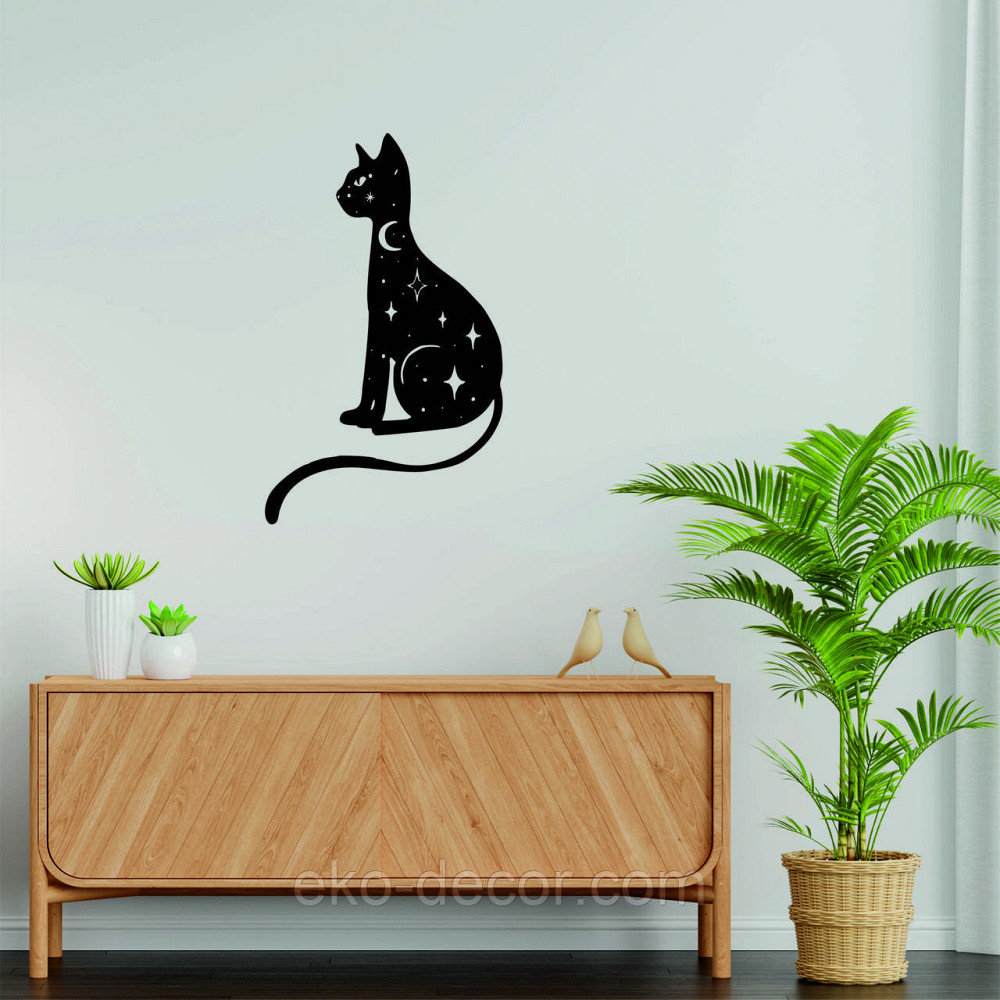 Декоративне настінне 3D Панно «Кіт» Декор на стіну з об'ємом Київ - фото 7