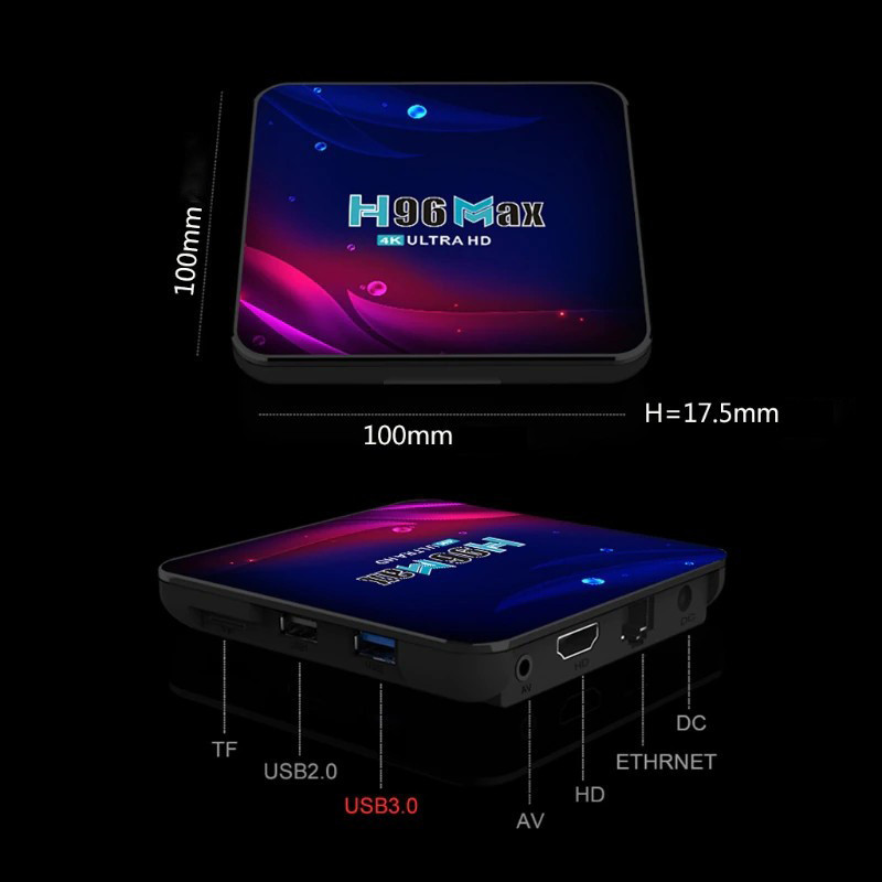 Смарт ТВ приставка H96 MAX V11 4/64 Гб Android 11 Smart TV Box Андроїд ТВ бокс Київ - фото 7