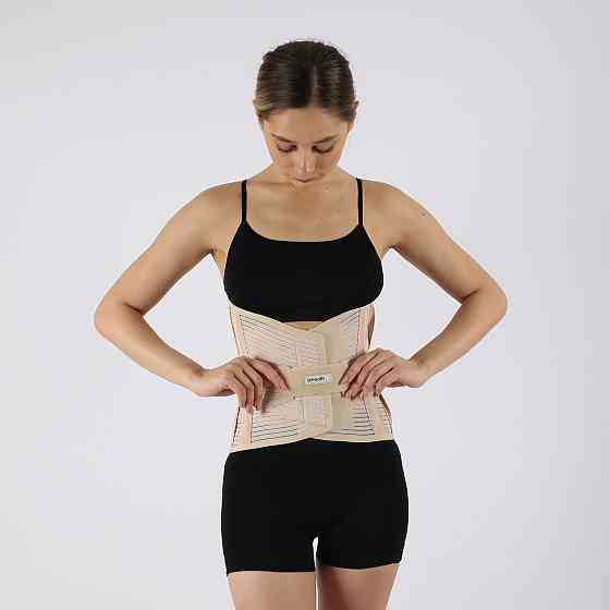 Бандаж попереково-крижовий, 6 ребер жорсткості, висота 32 см, пояс для спини CAS320K Розмір M Кам'янець-Подільський