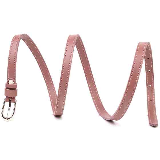 Вишуканий жіночий ремінь із натуральної шкіри Grande Pelle 21441 Рожевий Київ