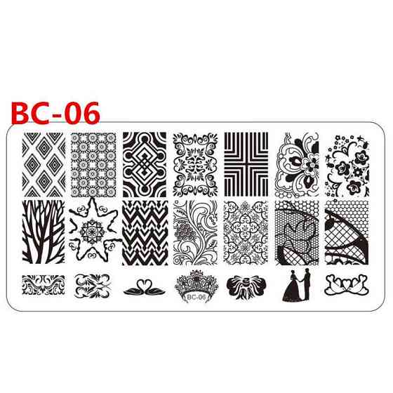 Трафарет для стемпинга Киев