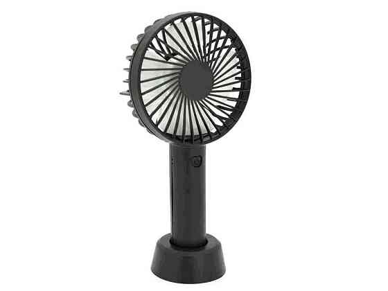 Вентилятор Настольный 4,5Вт Aero Fan с аккумулятором/USB (черный) ТМ GERLAX Киев
