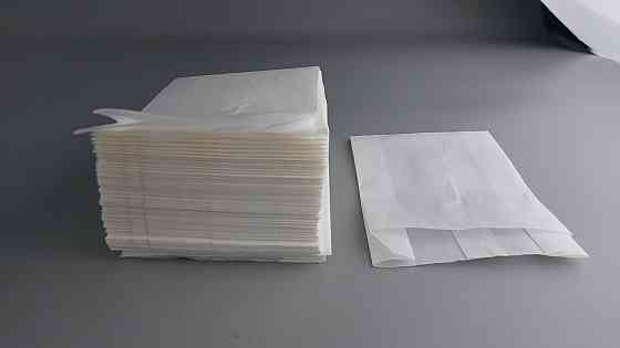 Жиростійкий паперові пакети саше 10/4*14 Білий (100 шт.) Харків