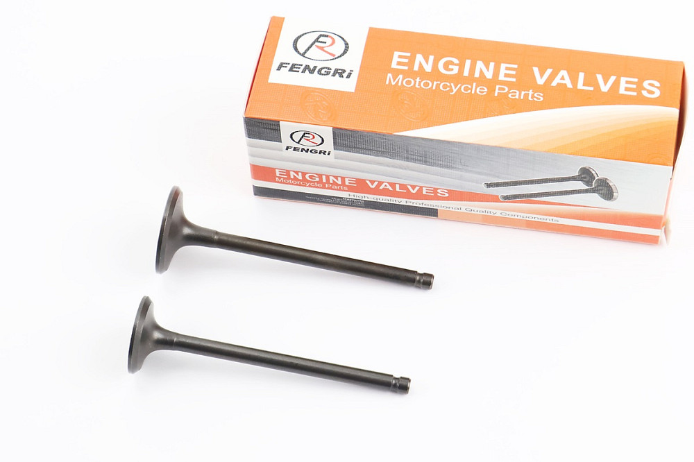 Клапан впускний, випускний к-кт Honda SH150cc - (d = 27mm; h = 81,7mm / d = 23mm; h = 80,2mm) Бершадь - фото 1
