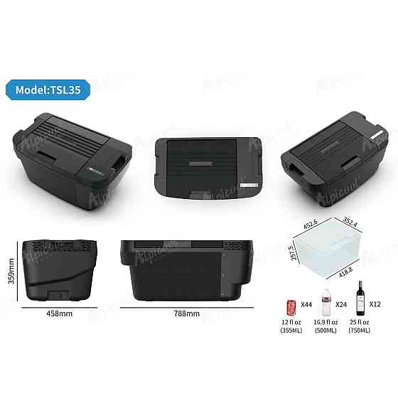 Автохолодильник для TESLA Model Y TSL35 (35L) -20°C (12, 24, 220В) Киев