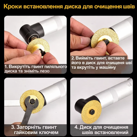 Мини шлифовальная машинка (гравер) для полировки и обработки камня, плитки, стекла, с набором алмазных дисков (111606860) Київ