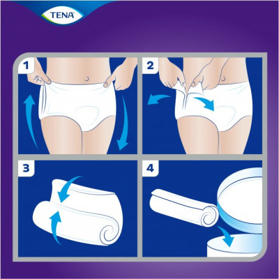 Подгузники для взрослых Tena Pants Plus Night Трусы ночные размер Large 12 шт (7322540839920) Винница - изображение 3