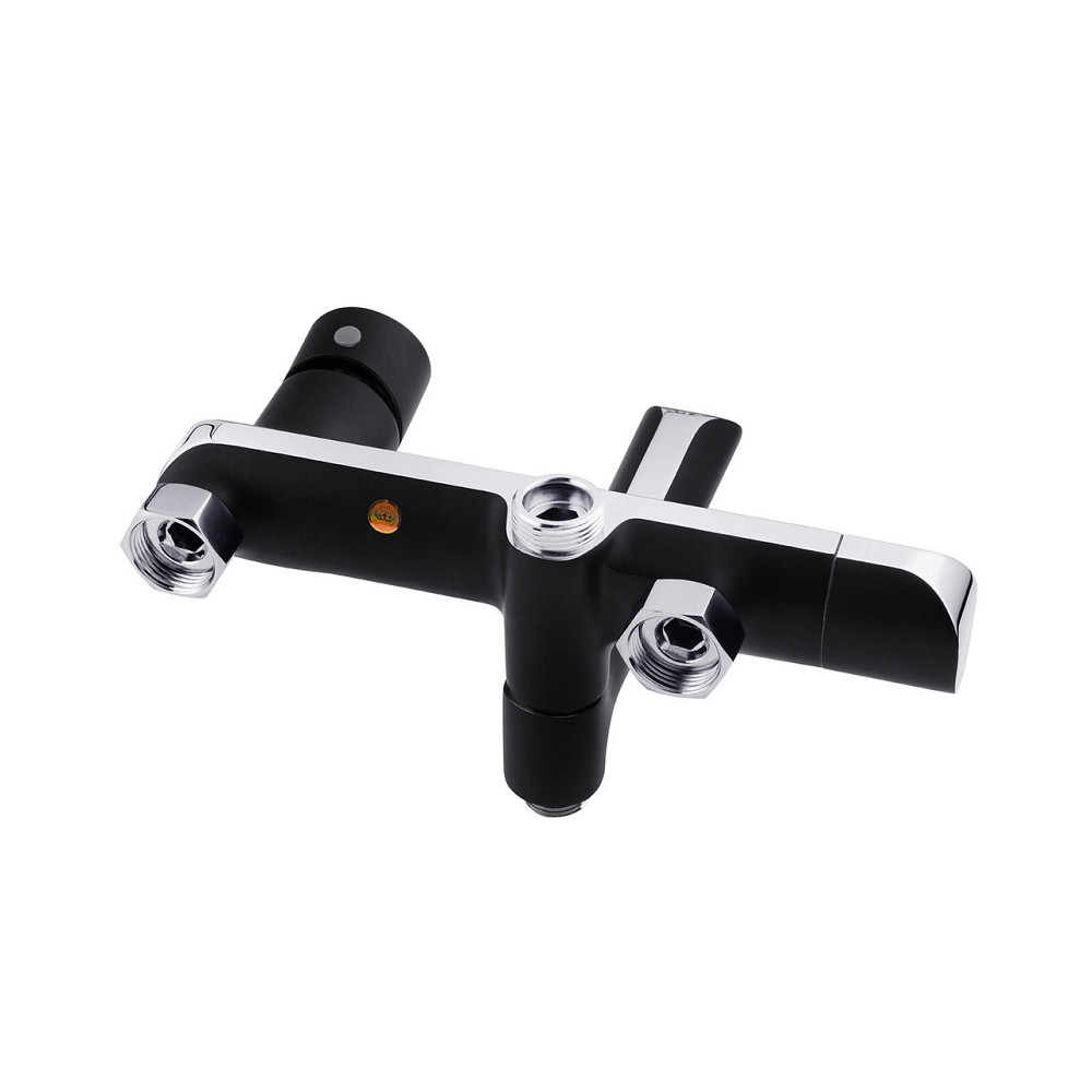 Душова система для ванни Kroner KRP Essen - SCH063 хром/чорна Київ - фото 7