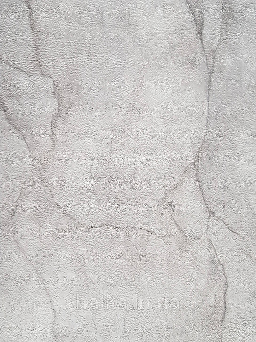 Шпалери метрові вінілові на флізелін Erismann Nature soul під камінь світло сірі Київ - фото 2