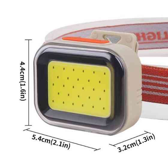 Налобный фонарь на голову, Фонарь на голову для гаража и дачи, Фонарик аккумуляторный наголовный GI-91 Львов