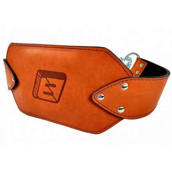 Пояс для обтяжень EasyFit EF-DBC-200-BR шкіра, до 200 кг, коричневий Вінниця