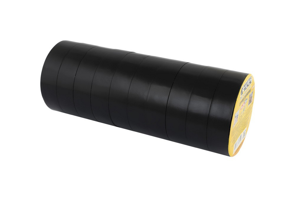 MASTERTOOL Стрічка ізоляційна MASTERTOOL 17 мм 10 м 10 шт чорна 44-9110 Коломия - фото 4