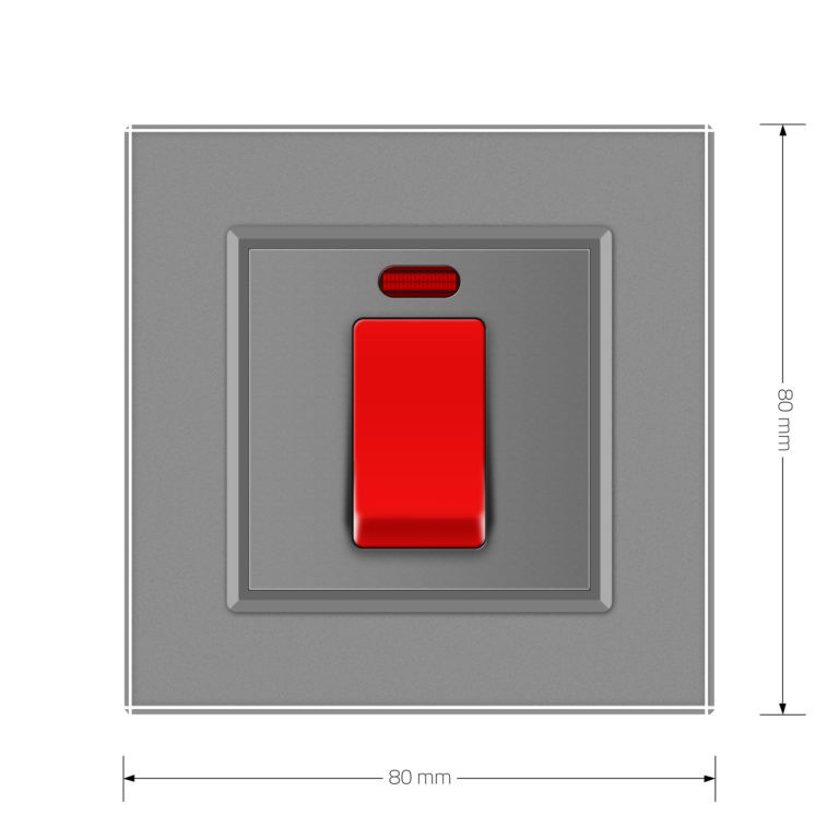 LIVOLO Майстер вимикач 20 ампер Livolo сірий (VL-C7KMKV20A-2IP) Коломыя - изображение 8