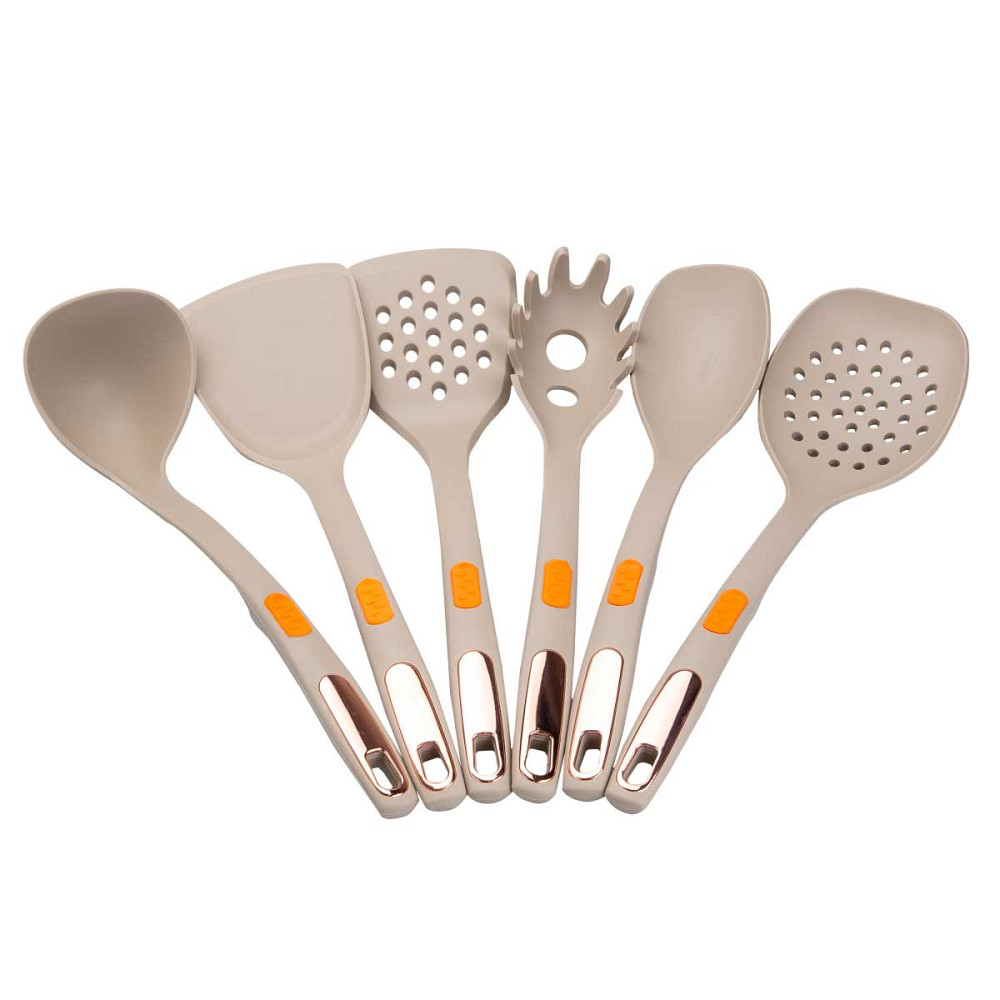 Набір кухонного приладдя на підставці 6 шт сірий HP27473B Коломыя - изображение 3