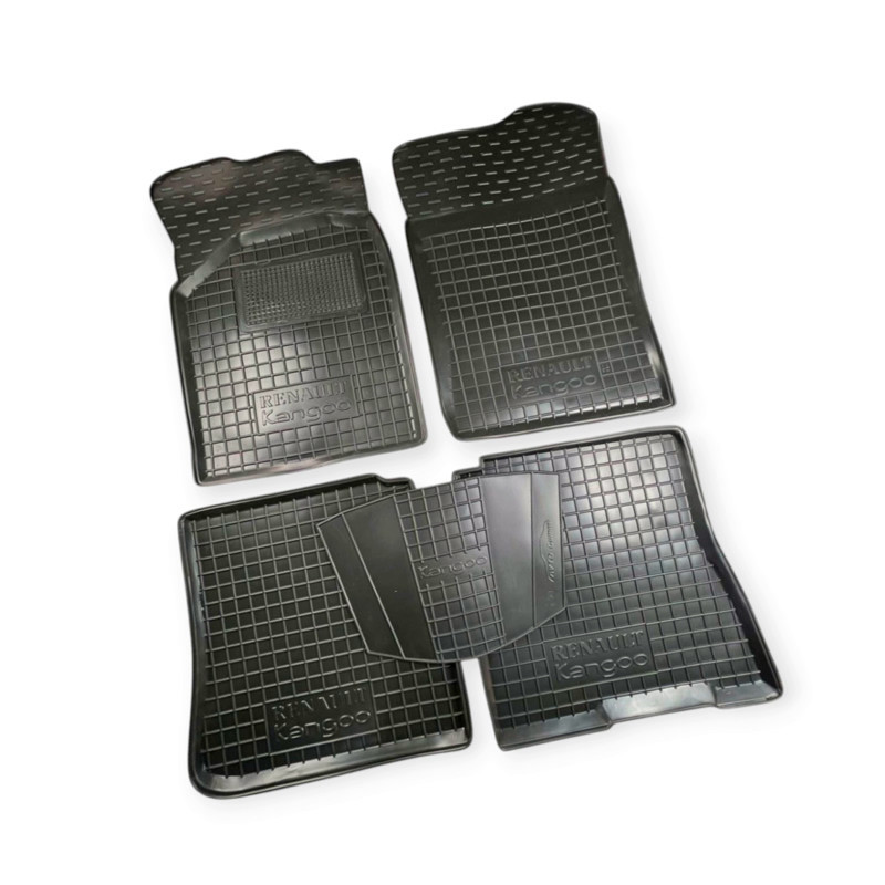 Коврики Рено kangoo 1998-2008, megane 1995-2003 (3 двери) борт 2,5см, с перемычкой салона Мукачево - изображение 1
