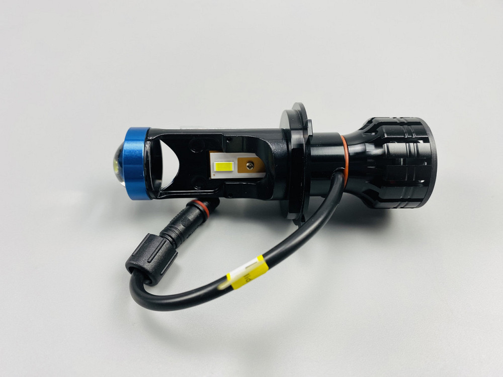 Світлодіодна лампа. (цоколь H4) (к-кт 2 шт) 12V-36V 80W set LED + лінза + чітка світлотінева межа, Мукачево - фото 7