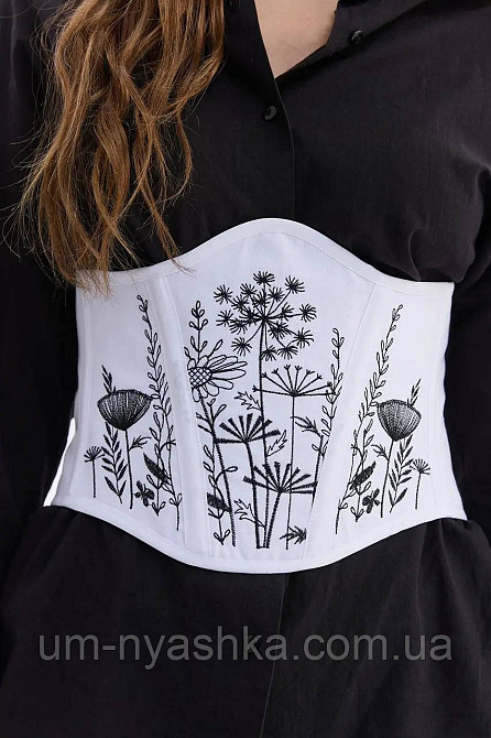 Корсет жіночий та підлітковий корсетний пояс з вишивкою Колорит Кривий Ріг - фото 1