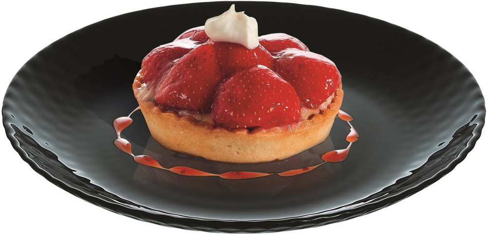 Тарілка десертна Luminarc Pampille Black 19 см (6711241) Київ - фото 2