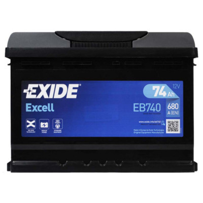 Аккумулятор автомобильный EXIDE EXCELL 74A (EB740) Винница - изображение 1