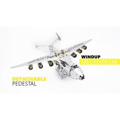 Конструктор Metal Time Колекцiйна модель Ukrainian Dream Exclusive Edition Ан-225 Мрія зібрана двокольорова (MT001EE/READY) Вінниця - фото 11