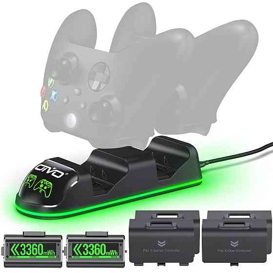Зарядка и два аккумулятора для геймпада Xbox 3360mWh OIVO IV-X131X Киев