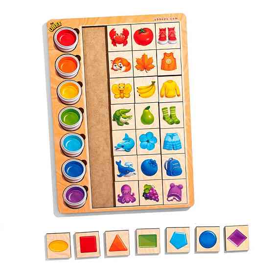 Деревянный пазл-вкладыш 