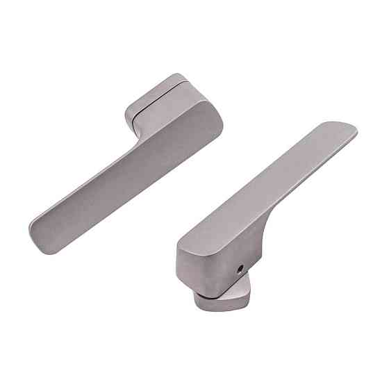 Дверна ручка на розетці M&T Minimal2.0 147735 TIN-C титан/хром матовий Київ