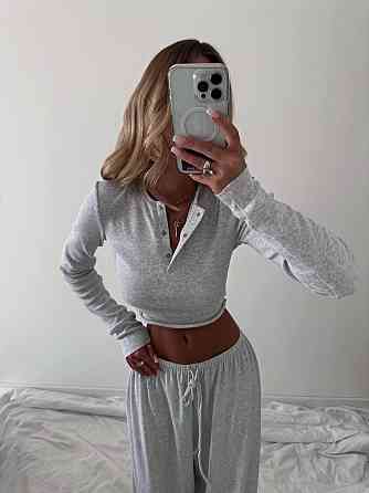 Женский стильный легкий костюм из плотного рубчика Меланж, 44/46 Одесса