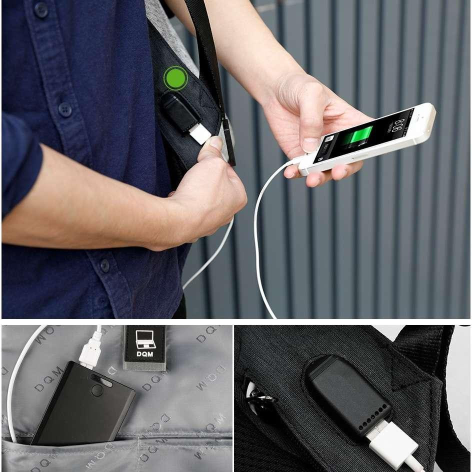 Рюкзак Tigernu D-83351 15.6" Black Grey Київ - фото 9