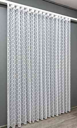 Тюль VR-Textil 1992т Жаккард Белый 400х270 см (42-1037) Киев