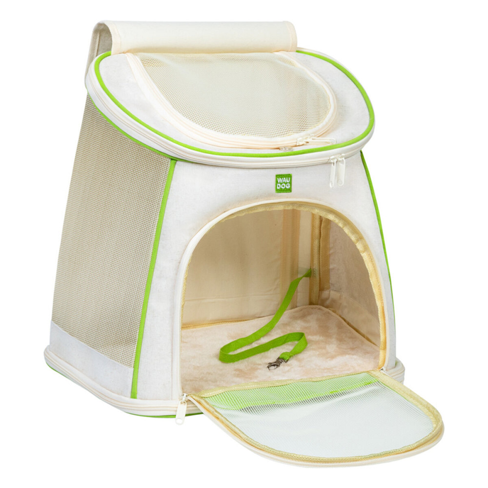 Рюкзак-переноска для котів та дрібних порід собак WAUDOG Relax Eco, 40*40*26 см, до 8 кг Київ - фото 3
