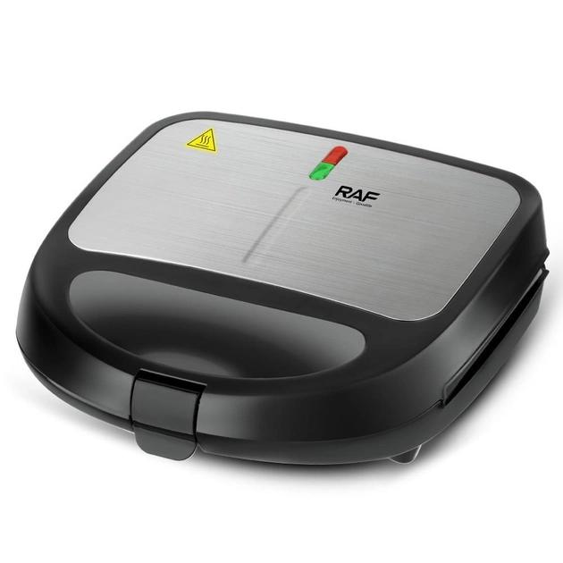 Мультимейкер (мультипекар) RAF R-541 850Вт зі змінними пластинами Сріблястий Вінниця - фото 2
