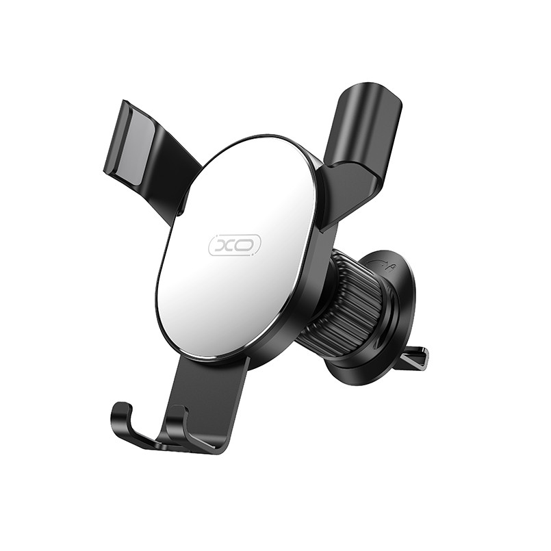 Тримач телефону автомобільний XO 126 Mirror Face Gravity Air Outlet Latch Bracket чорний Львів - фото 1