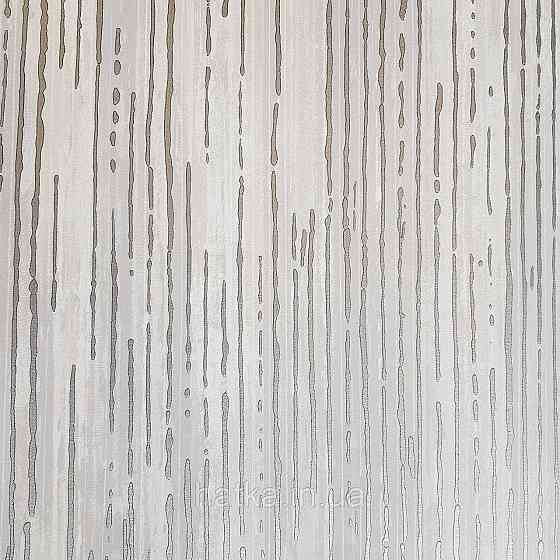 Шпалери флізелінові еко Galerie Metallic FX 0,53Х10 вертикальні смужки структурні сріблясті білі сірі Київ