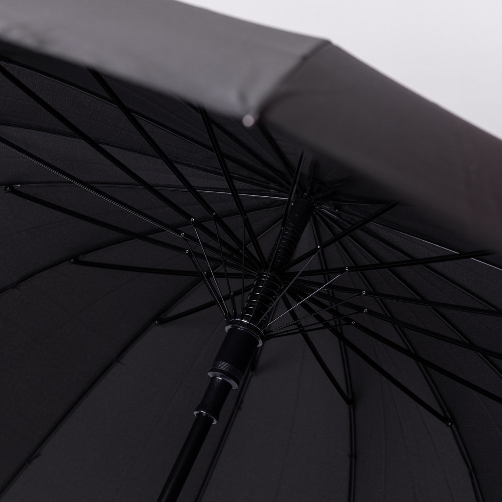 Класична парасолька-тростина напівавтомат з поліестеру міцна надійна 16 спиць діаметр 116 см HP-23-5 Коломыя - изображение 7