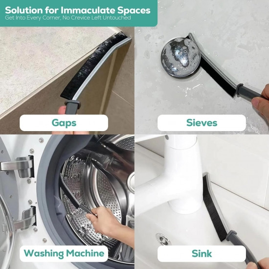 Щітки для миття раковини та вузькодоступних місць на кухні та туалеті 2шт Вінниця - фото 4