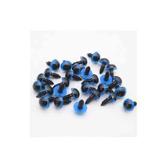 Винтовые глаза для игрушек 12мм, 5 цветов, 100шт Киев