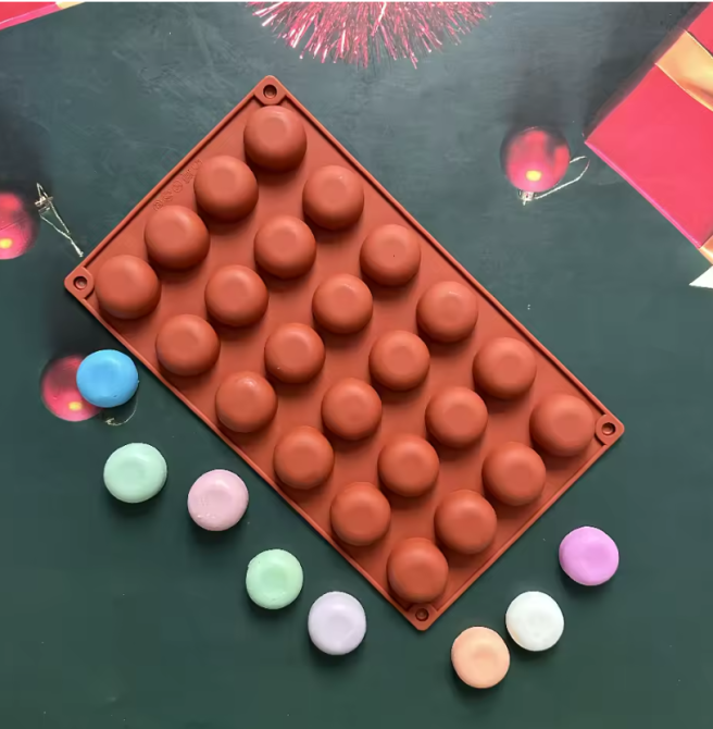 Форма для полусфер Empire, 20 шт, пищевой силикон, 29×17 см, для духовки и морозильника, антипригарная Одесса - изображение 1