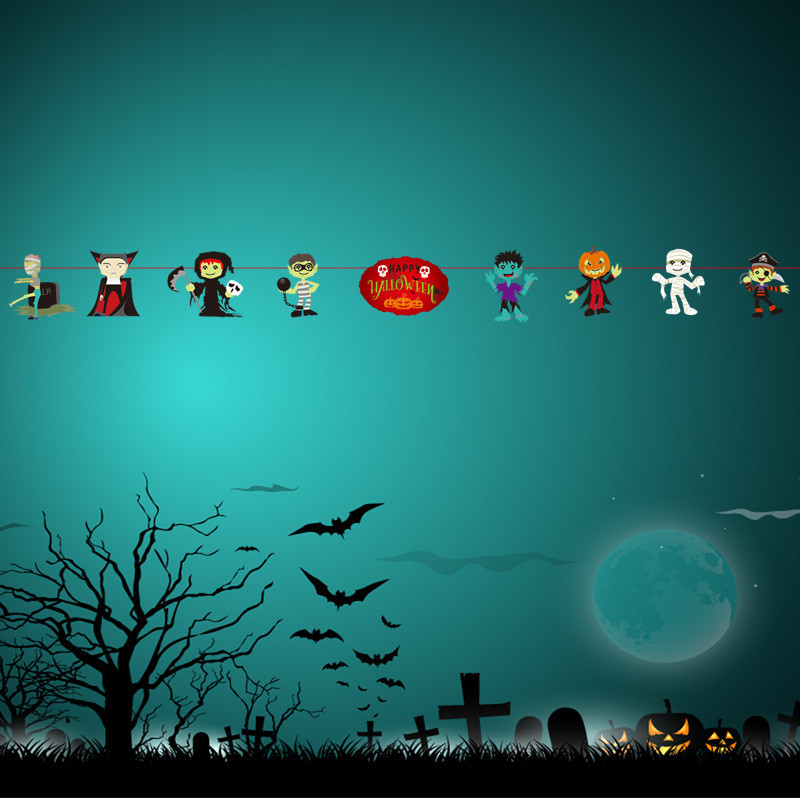 Гирлянда на Хэллоуин 280 см разноцветный Киев - изображение 2