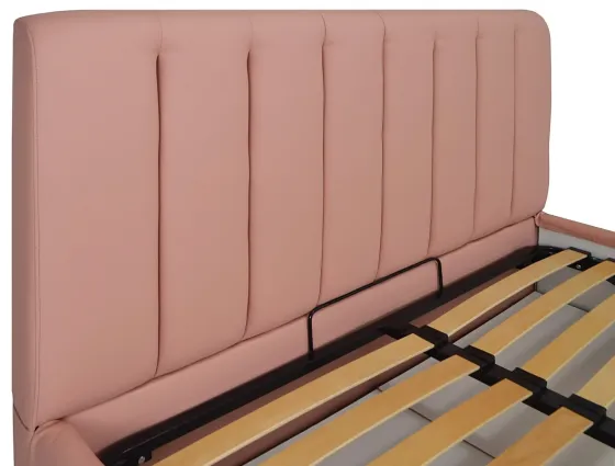 Кровать Двуспальная Sanam Comfort 160 х 200 см Fly 2202 С подъемным механизмом и нишей для белья Розовый Днепр