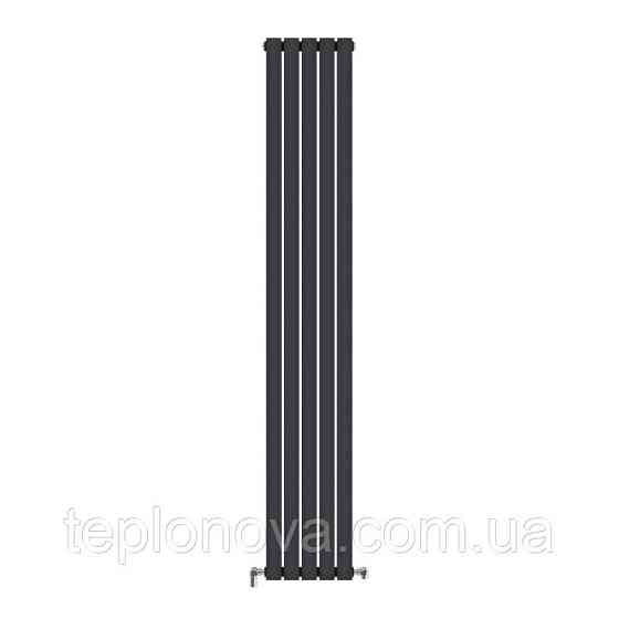 Дизайнерський радіатор 1800/295 (мм) чорний мат IDEALE JOLANDA (бокове підключення) 12 5/1800/295 Чернівці