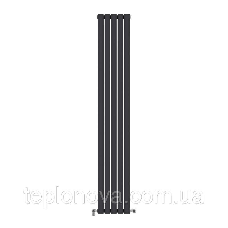 Дизайнерський радіатор 1800/295 (мм) чорний мат IDEALE JOLANDA (бокове підключення) 12 5/1800/295 Чернівці - фото 1