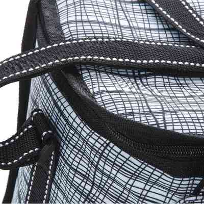 Термосумка СИЛА 15 л чорно-біла (32х20х24 см) (960604) Вінниця