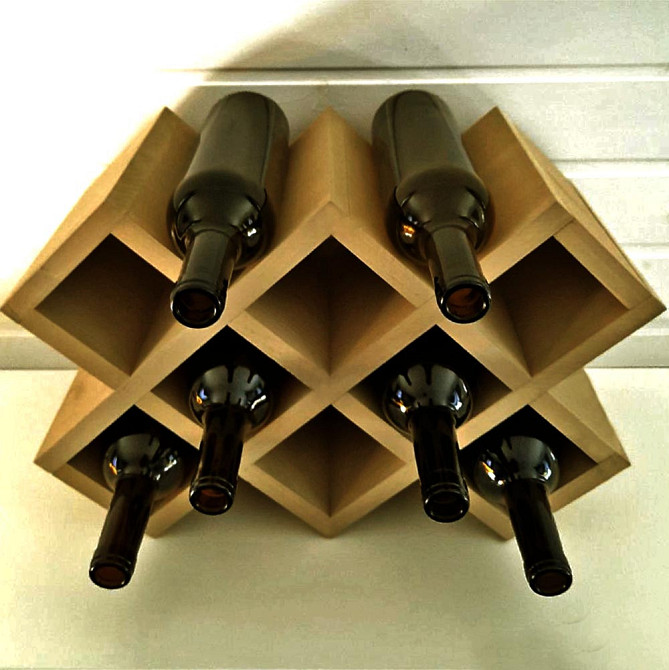 Настільна винна полиця "Оріндж" сієна Миколаїв - фото 1