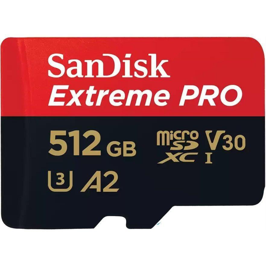 Картка пам'яті MicroSDXC 512 GB UHS-I U3 R200/W140MB/s SanDisk Extreme Pro V30 + SD-адаптер (SDSQXCD-512G-GN6MA) ( 19299 ) Харьков - изображение 3