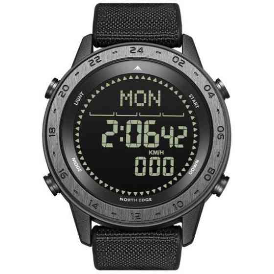 Годинник чоловічий наручний North Edge Tank3 5BAR Чорний Вінниця