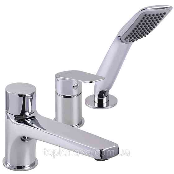 Змішувач для ванни TOPAZ CAPRI TCA-15111-H43 вбудований, 3 виходи, картридж D35 (комплект) Чернівці