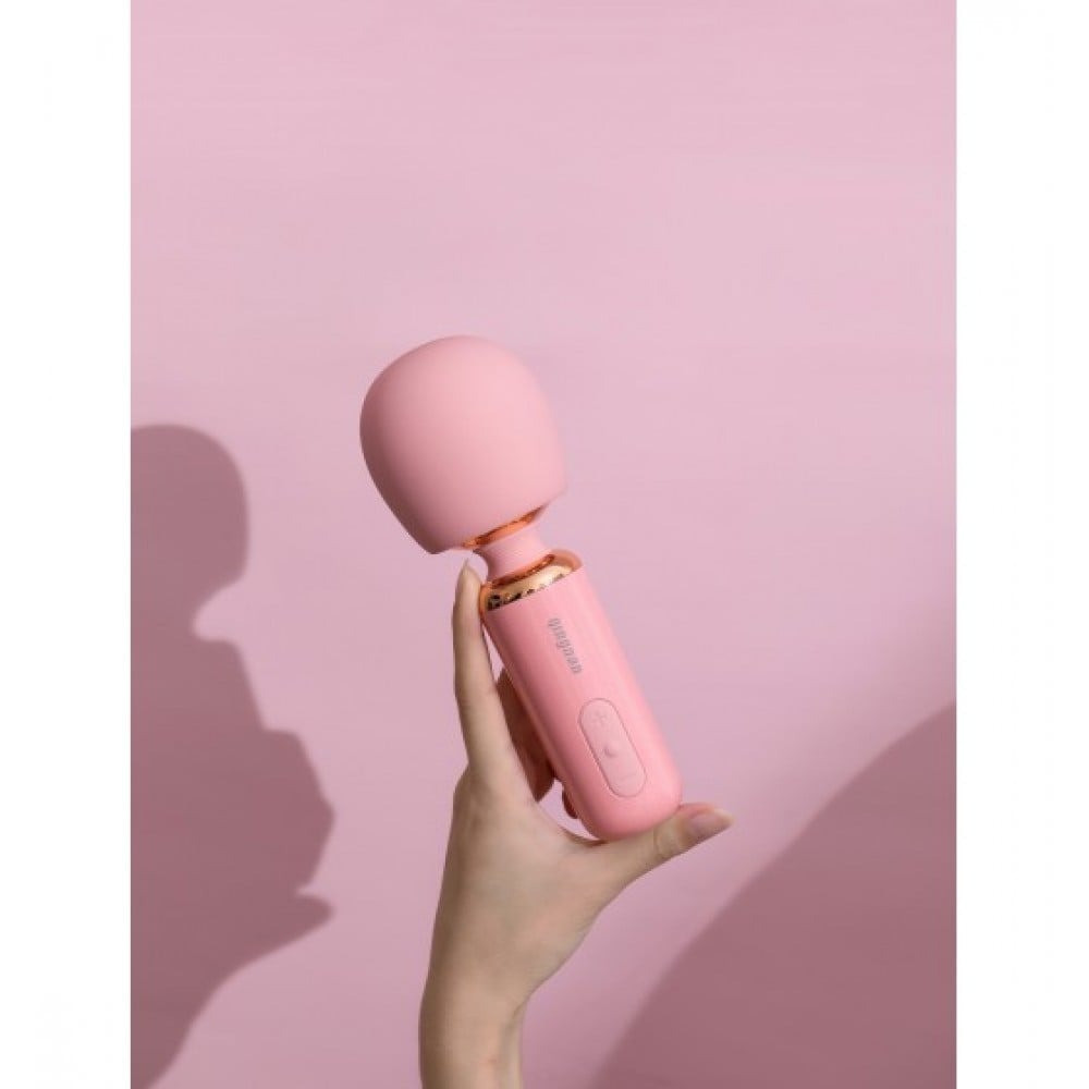 Вибратор-микрофон Qingnan 5 Powerful Mini Wand Massager, розовый Sex Aura Киев - изображение 2